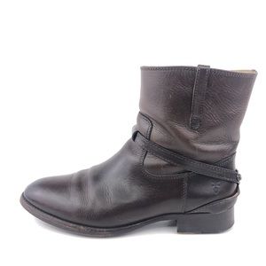 Frye Lindsay Plate Short Pull On Strap Boots 8B